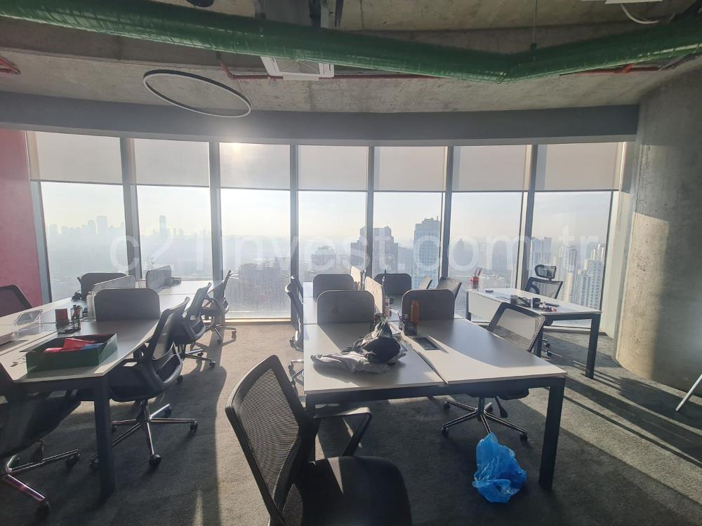 Maslak Kiralık Mobilyalı Ofis Spine Tower 600m2 Taşınmaya Hazır