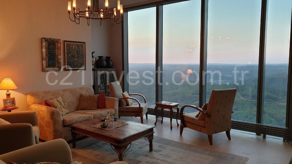 Skyland Kiralık 2+1 Full Eşyalı Yüksek Kat Vadi Cephe Daire