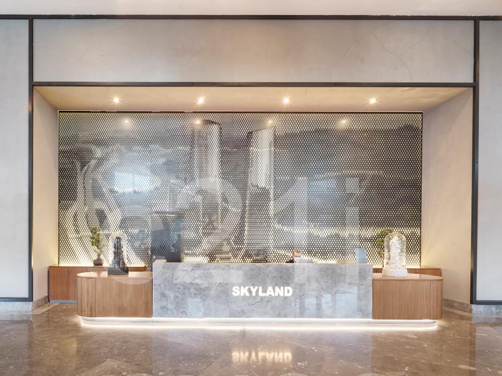 Skyland Satılık Ofis 225m2 Dekorasyonlu Taşınmaya Hazır Teraslı